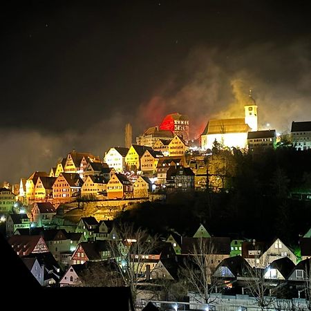 Retro Ferienwohnung Mit Schlossblick Im Nordschwarzwald Altensteig Buitenkant foto